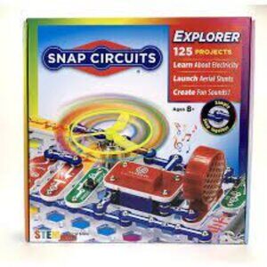NEW SNAP CIRCUITS EXPLORER SCIENCE KIT - 125 PROJECTS AGES 8+